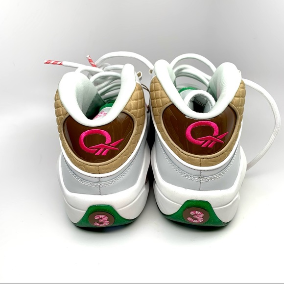 NWT REEBOK MEN'S CANDY LAND QUESTION MID BASKETBALL SHOES SIZE 9 - Picture 15 of 16
